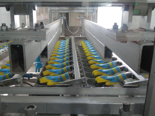 Latex Embossed Gloves Dipping Line