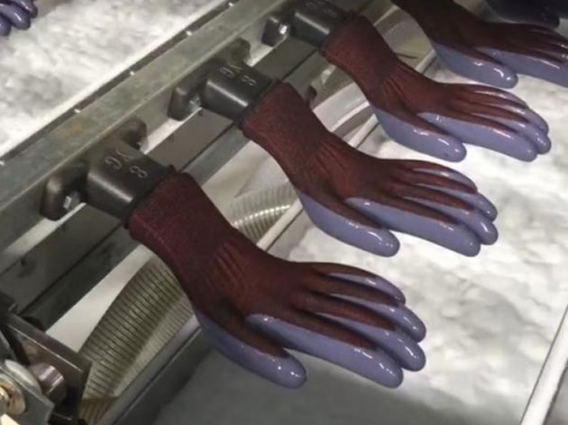 Sandy Gloves Dipping Line