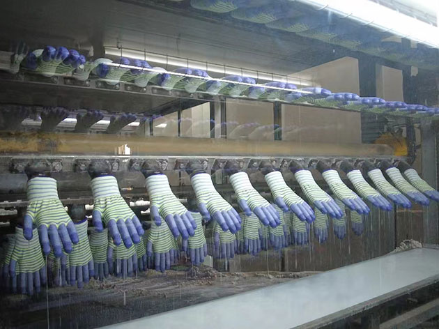 PU glove dipping line